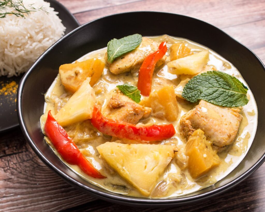 Poulet ananas conflans sainte honorine Saveur du Mande